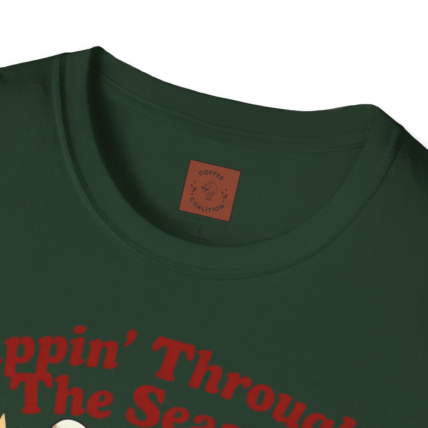 Sippin’ Through the Seasons | Year-Round Coffee Skeleton Tee