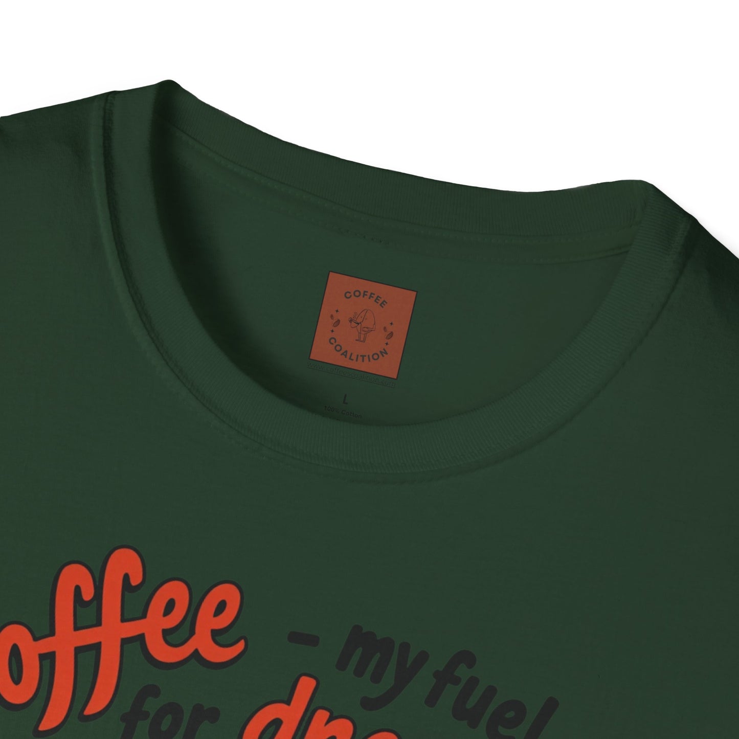 Coffee — My Fuel for Dreams | Caffeinated Ambition Skeleton Tee