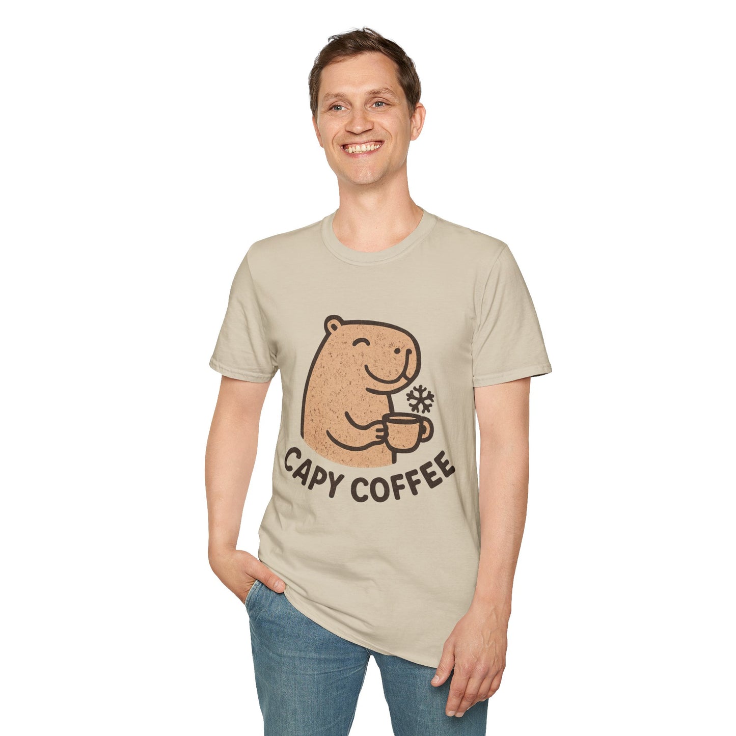 Cute Winter Coffee Lover Unisex T-Shirt