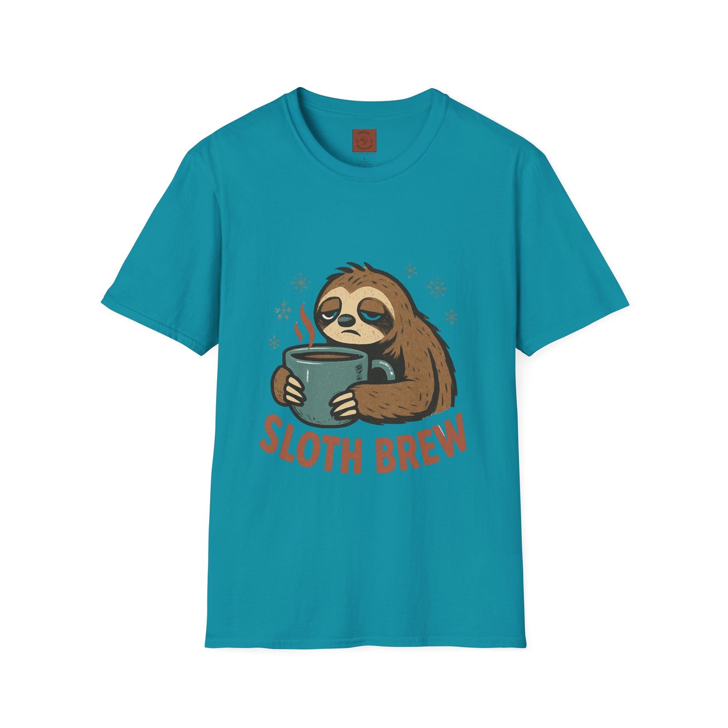 Lazy Sloth Brew | Funny Coffee Lover Christmas Unisex T-Shirt