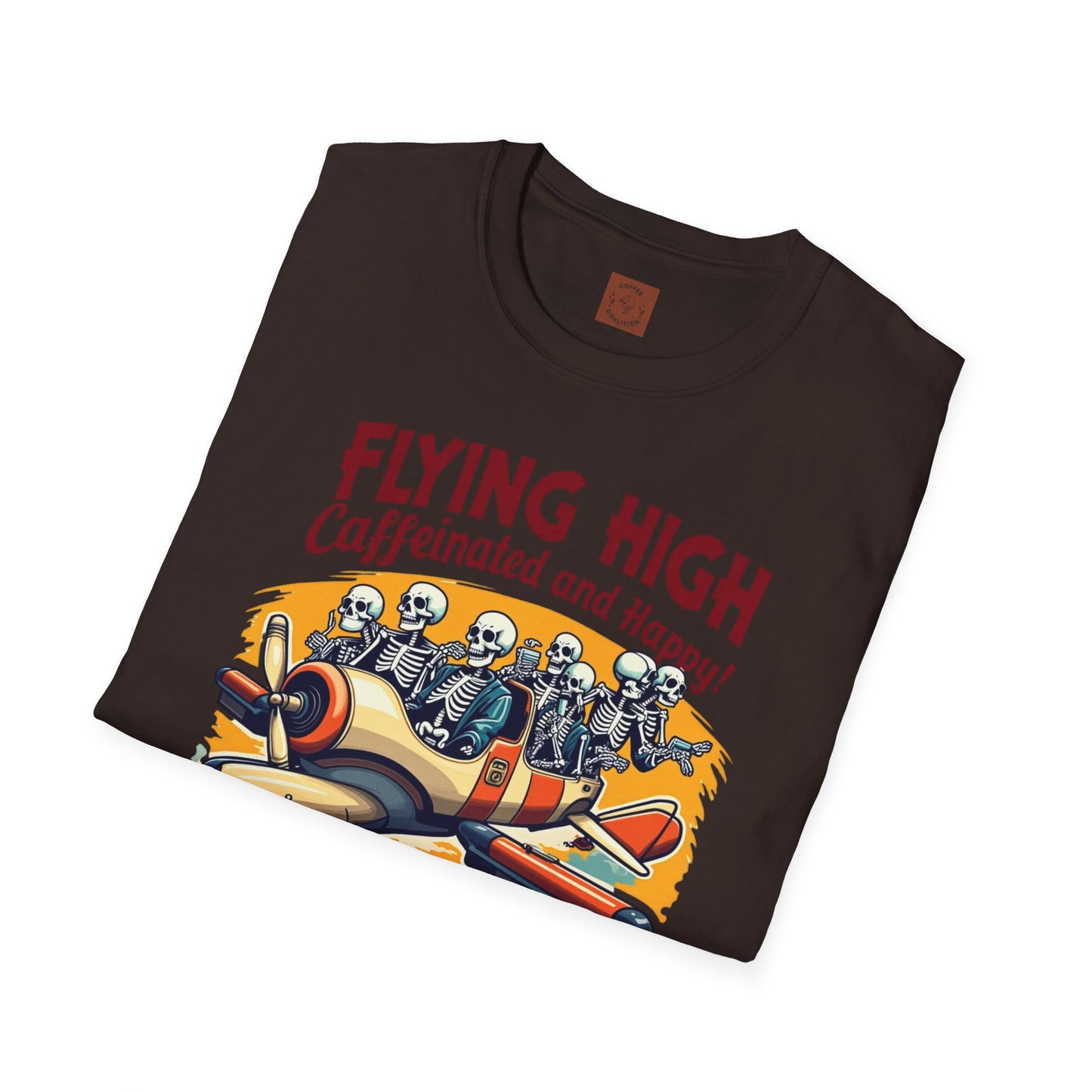 Caffeinated Flight Crew | First-Class Coffee Ride Tee