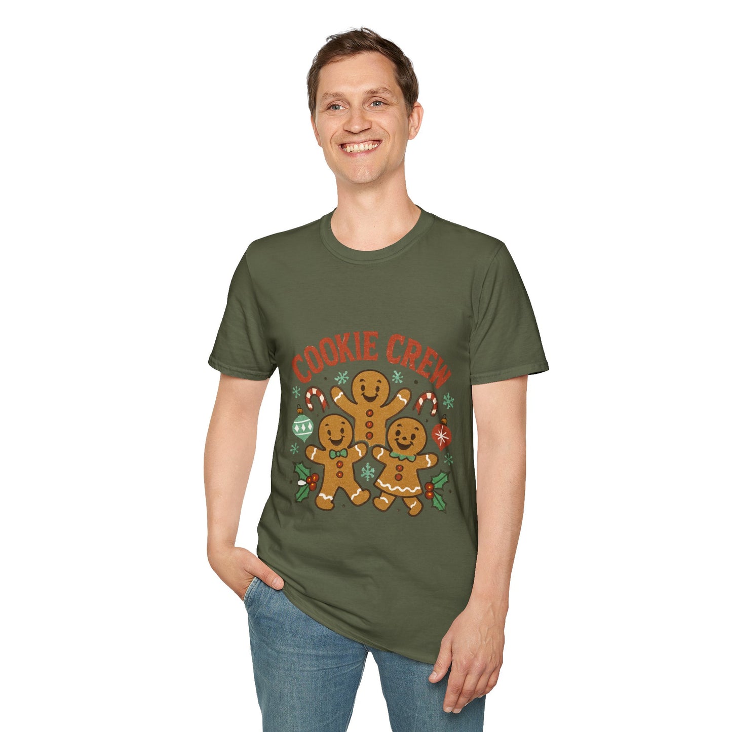 Cookie Crew | Funny Gingerbread Coffee Christmas Unisex T-Shirt