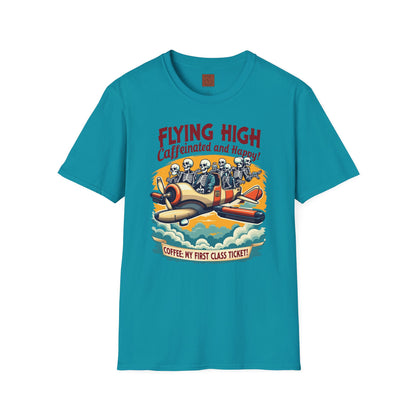 Caffeinated Flight Crew | First-Class Coffee Ride Tee