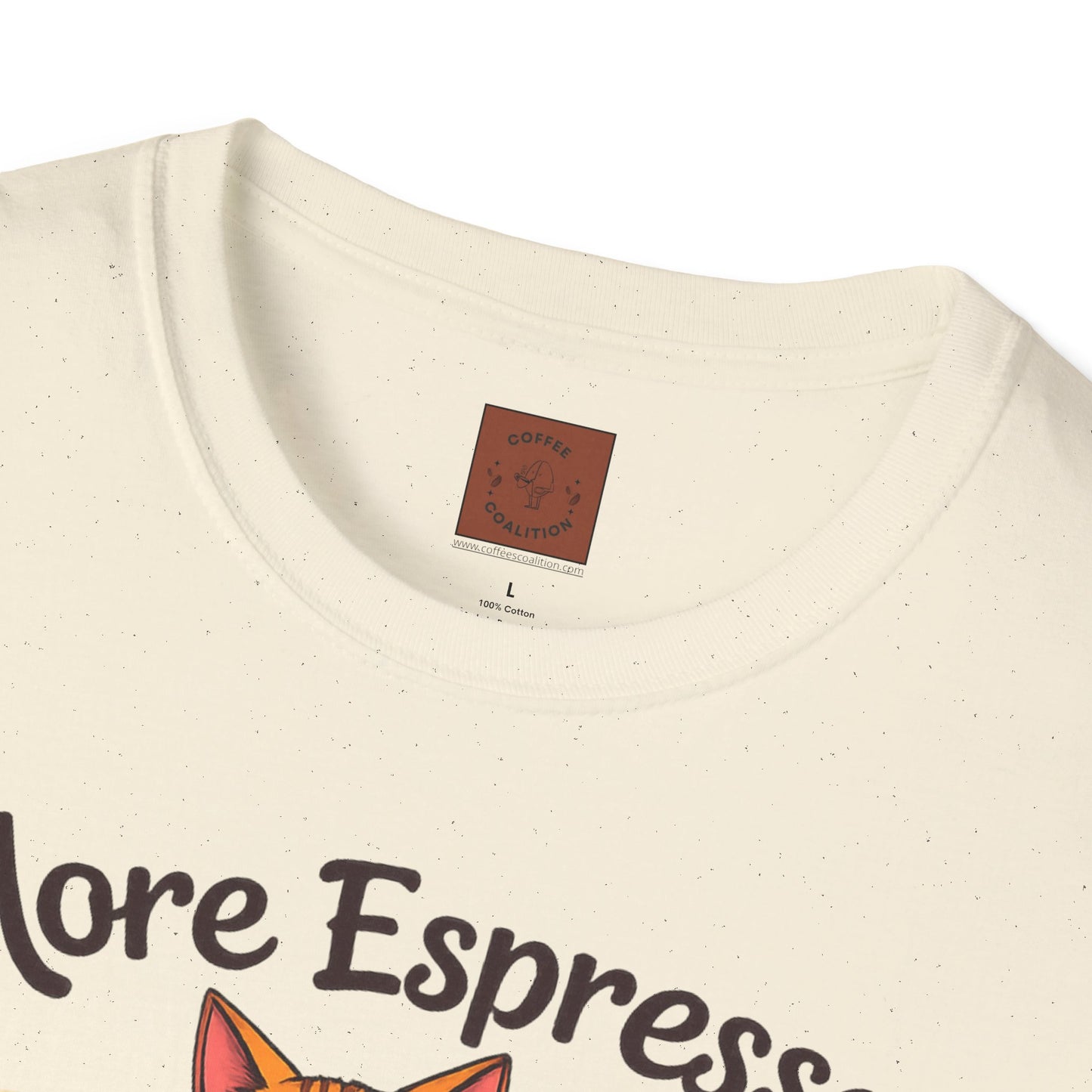 More Espresso, Less Depresso | Coffee Cat Vibes Tee