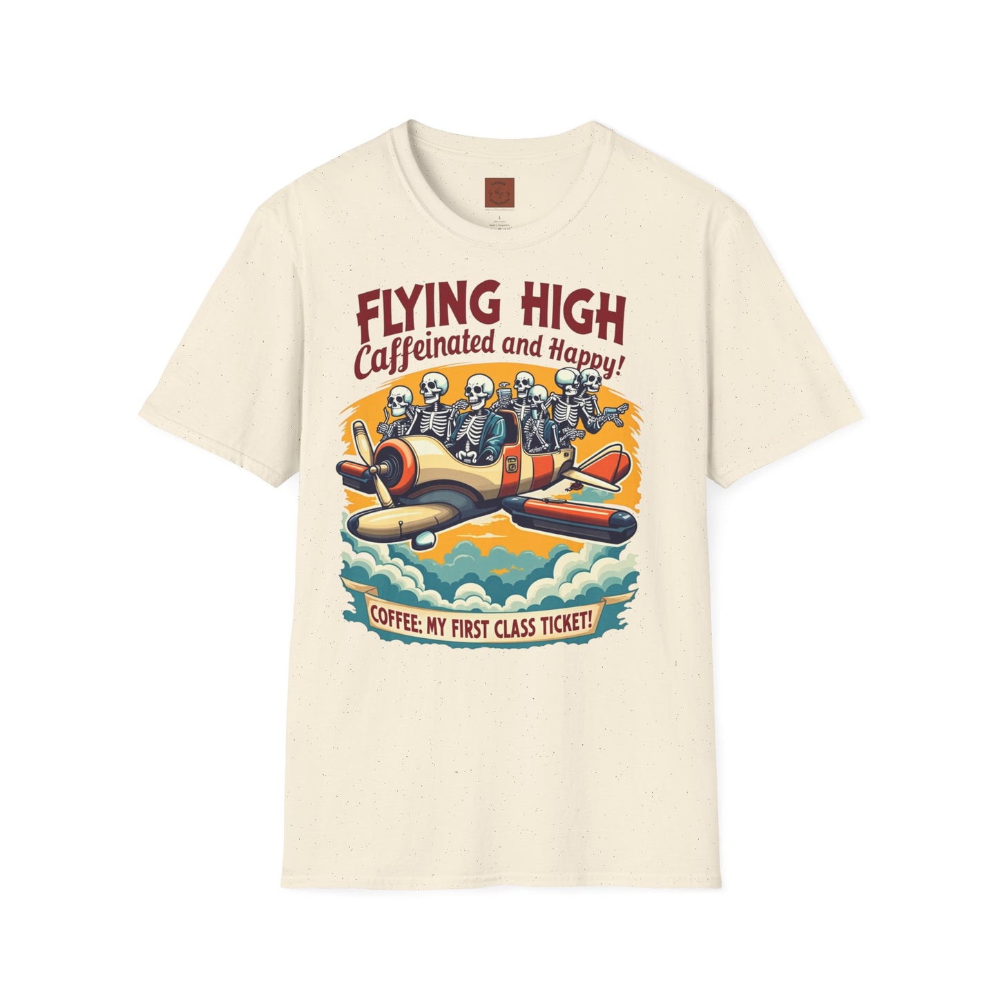 Caffeinated Flight Crew | First-Class Coffee Ride Tee