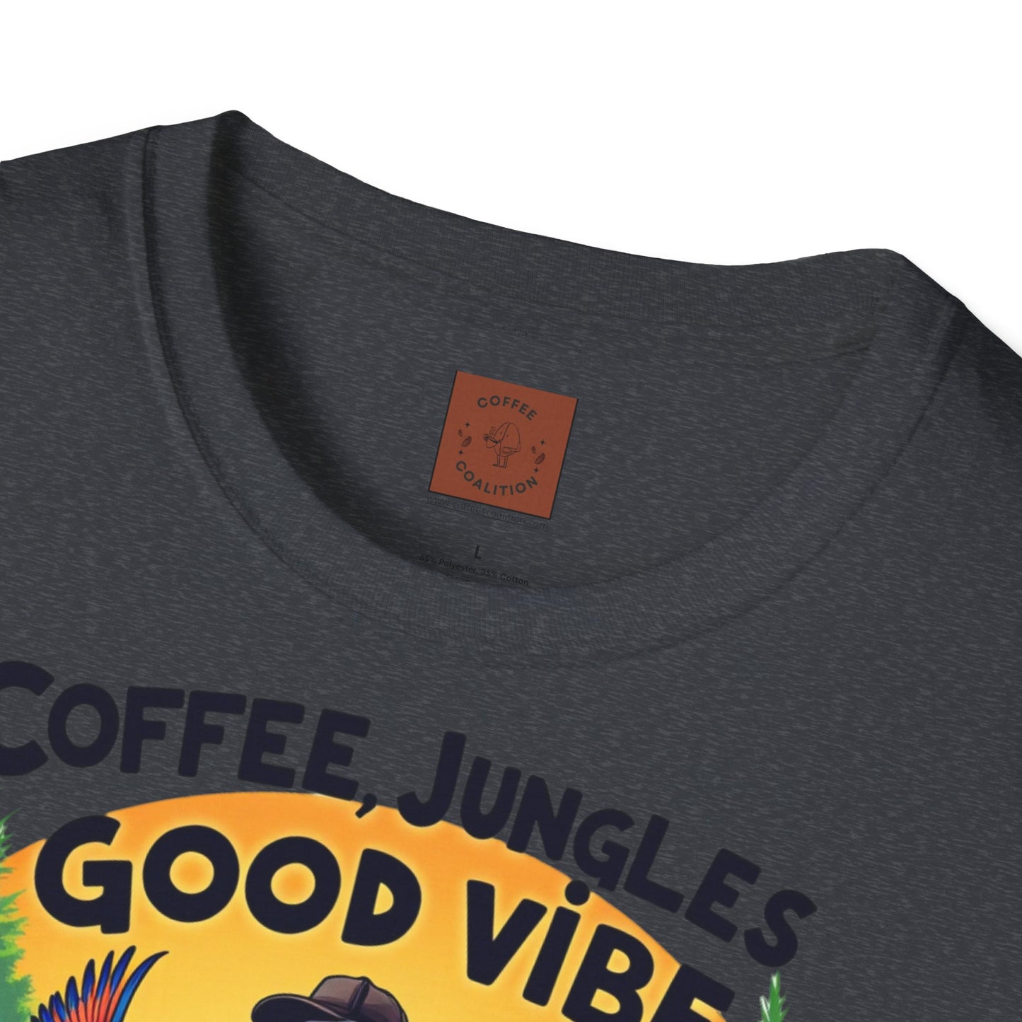 Coffee Jungles & Good Vibes | Funny Skeleton Coffee T-Shirt
