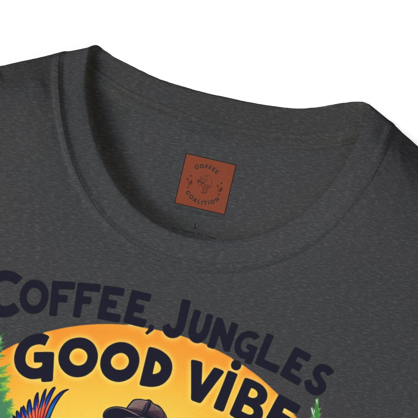 Coffee, Jungles & Good Vibes | Tropical Skeleton Chill Tee