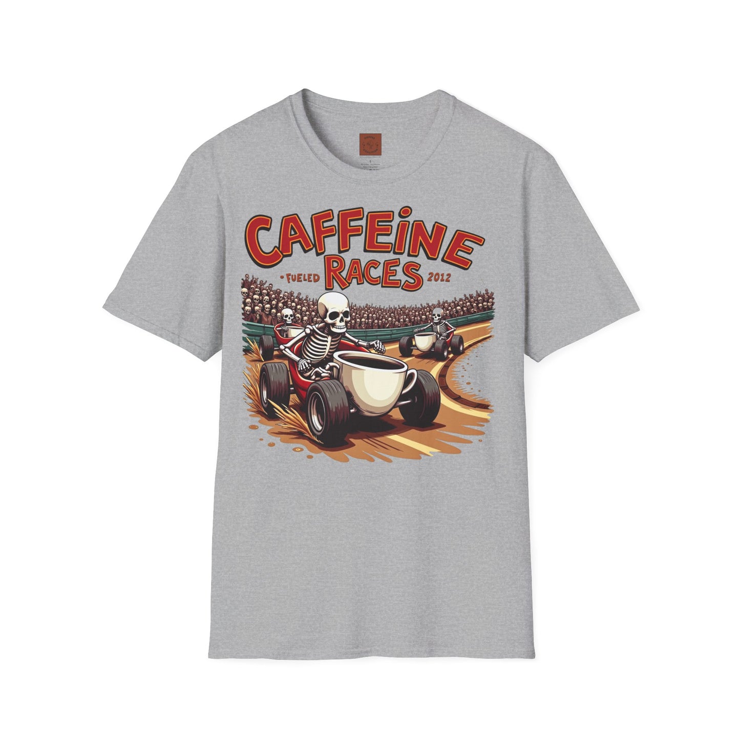 Caffeine Races | Fueled by Coffee & Chaos Tee