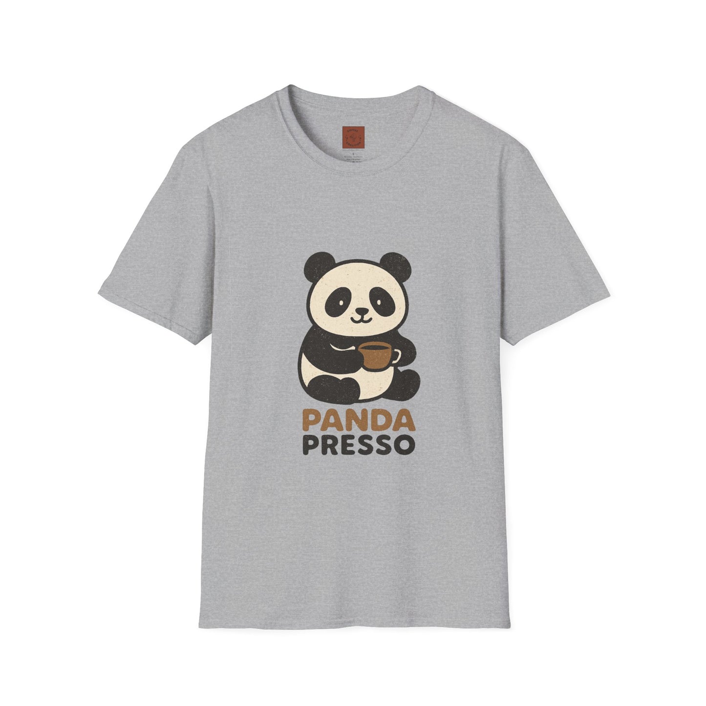 Panda Presso | Cute Coffee Lover Unisex T-Shirt