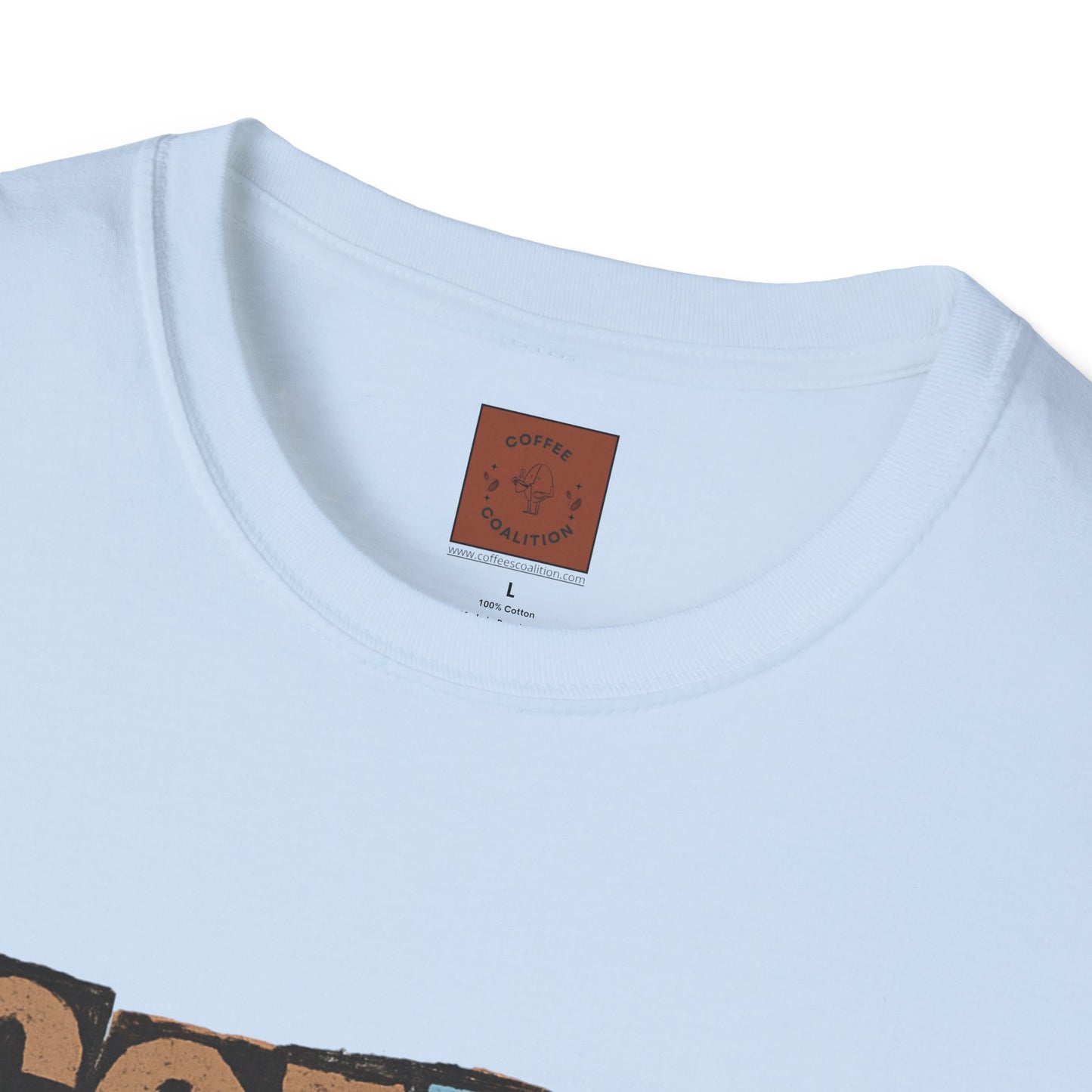 Coffee Over Snow | Cozy Winter Coffee Lover Unisex T-Shirt