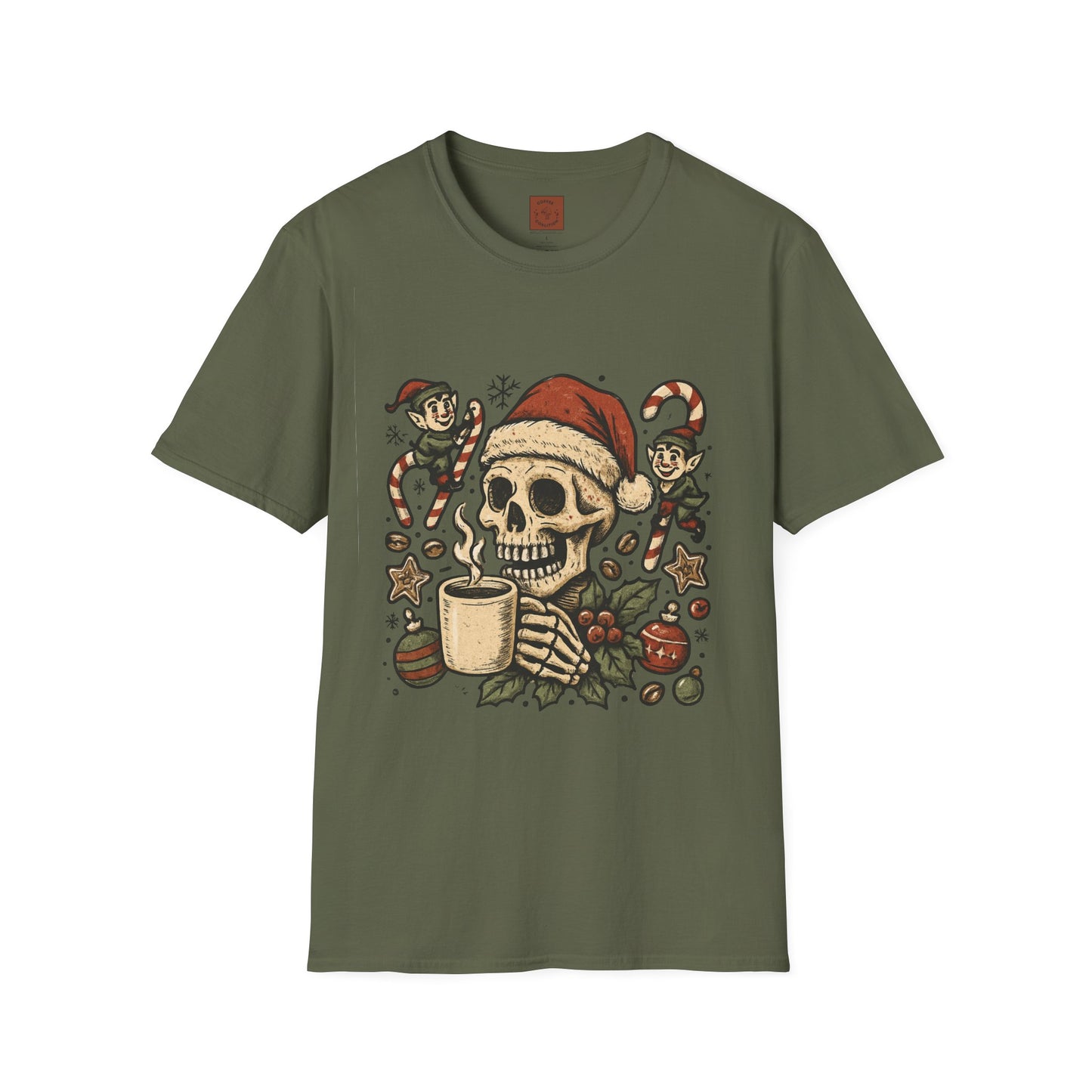 Deadly Good Brew | Funny Gothic Christmas Coffee Unisex T-Shirt