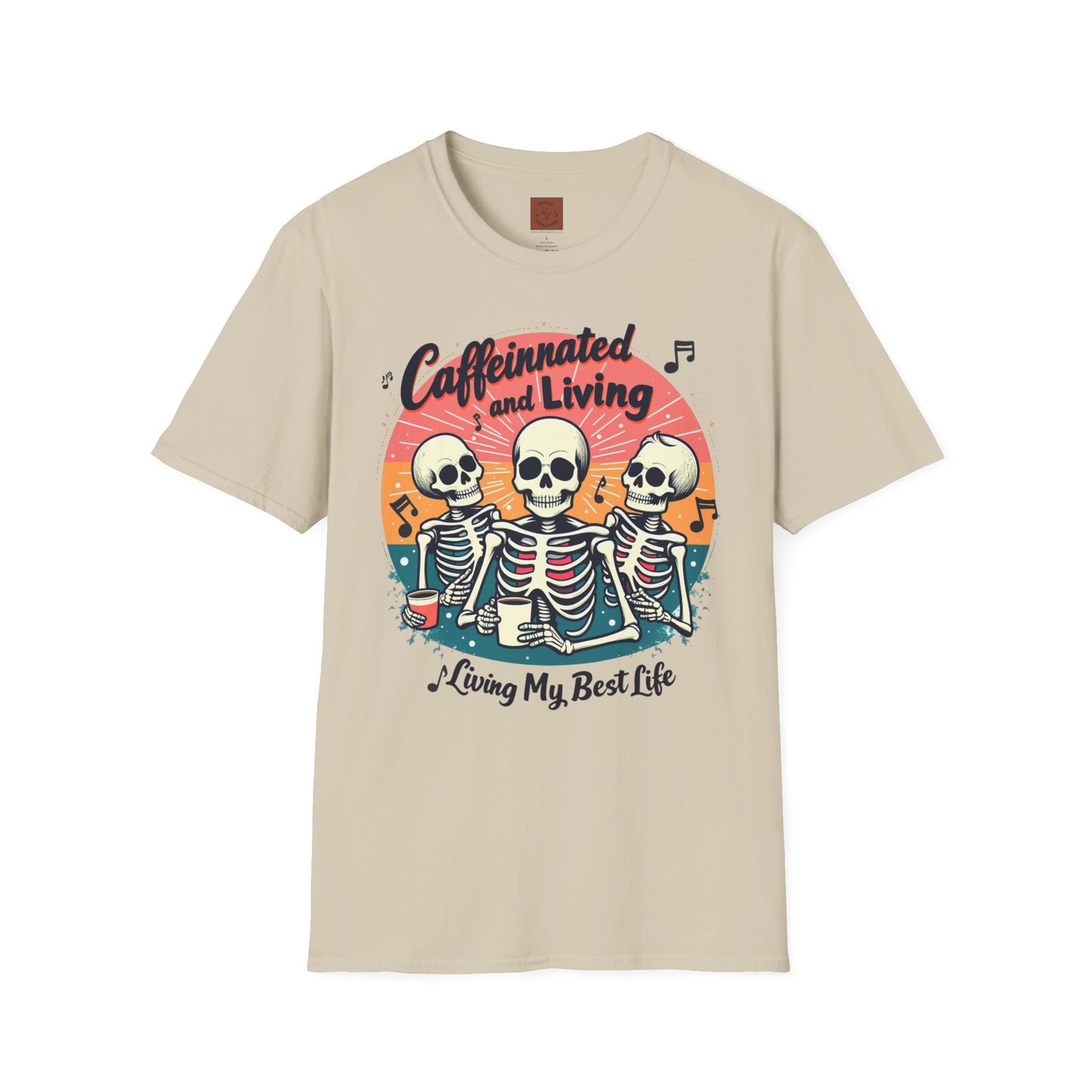 Caffeinated & Living | Best Life Brew Crew Tee