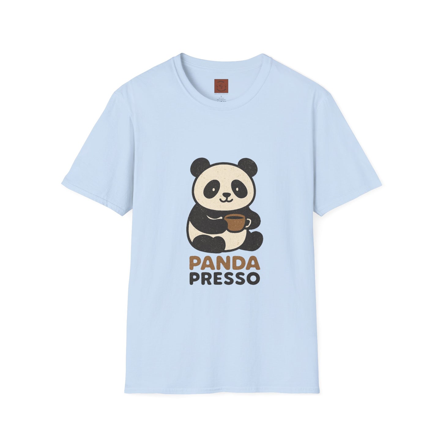 Panda Presso | Cute Coffee Lover Unisex T-Shirt
