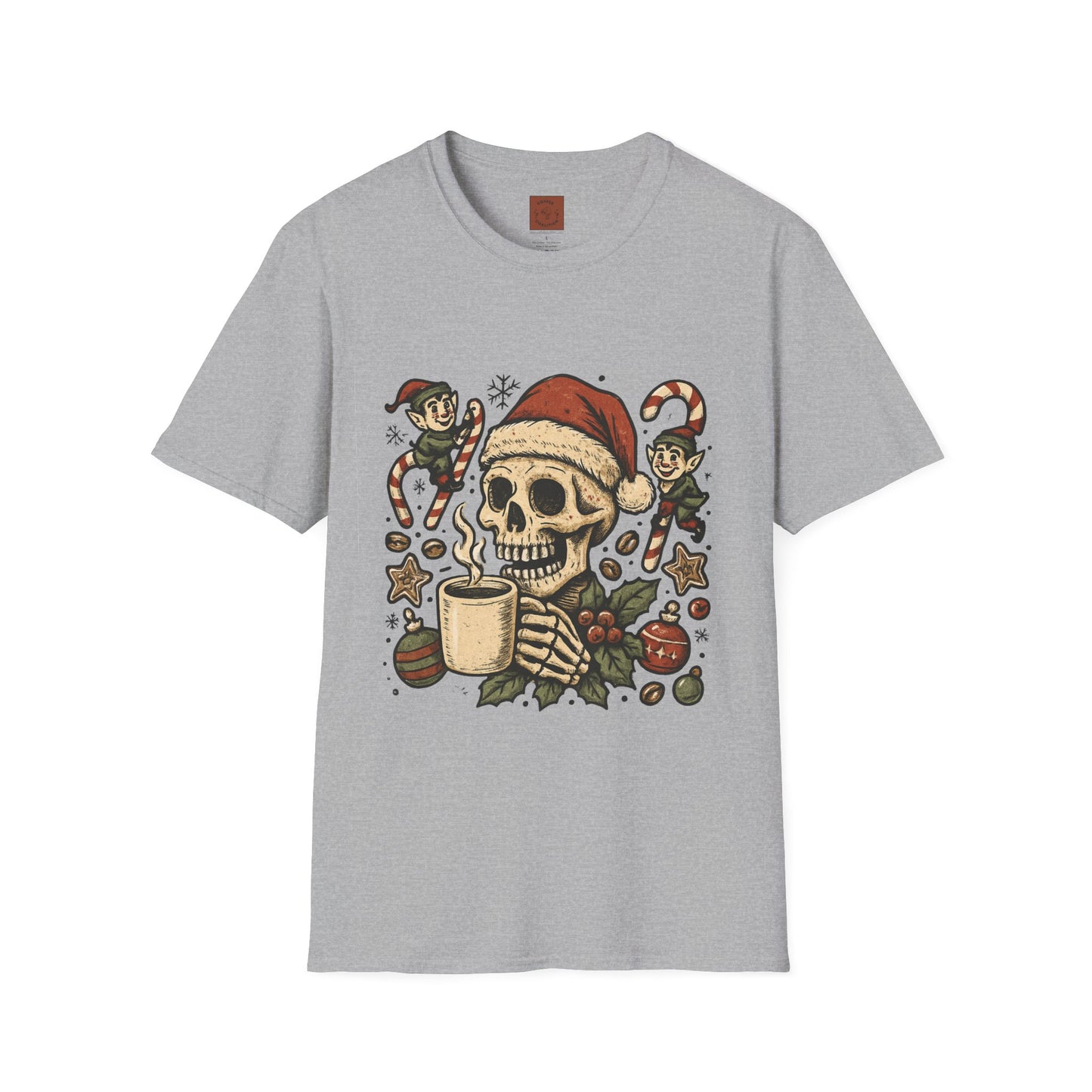 Deadly Good Brew | Funny Gothic Christmas Coffee Unisex T-Shirt