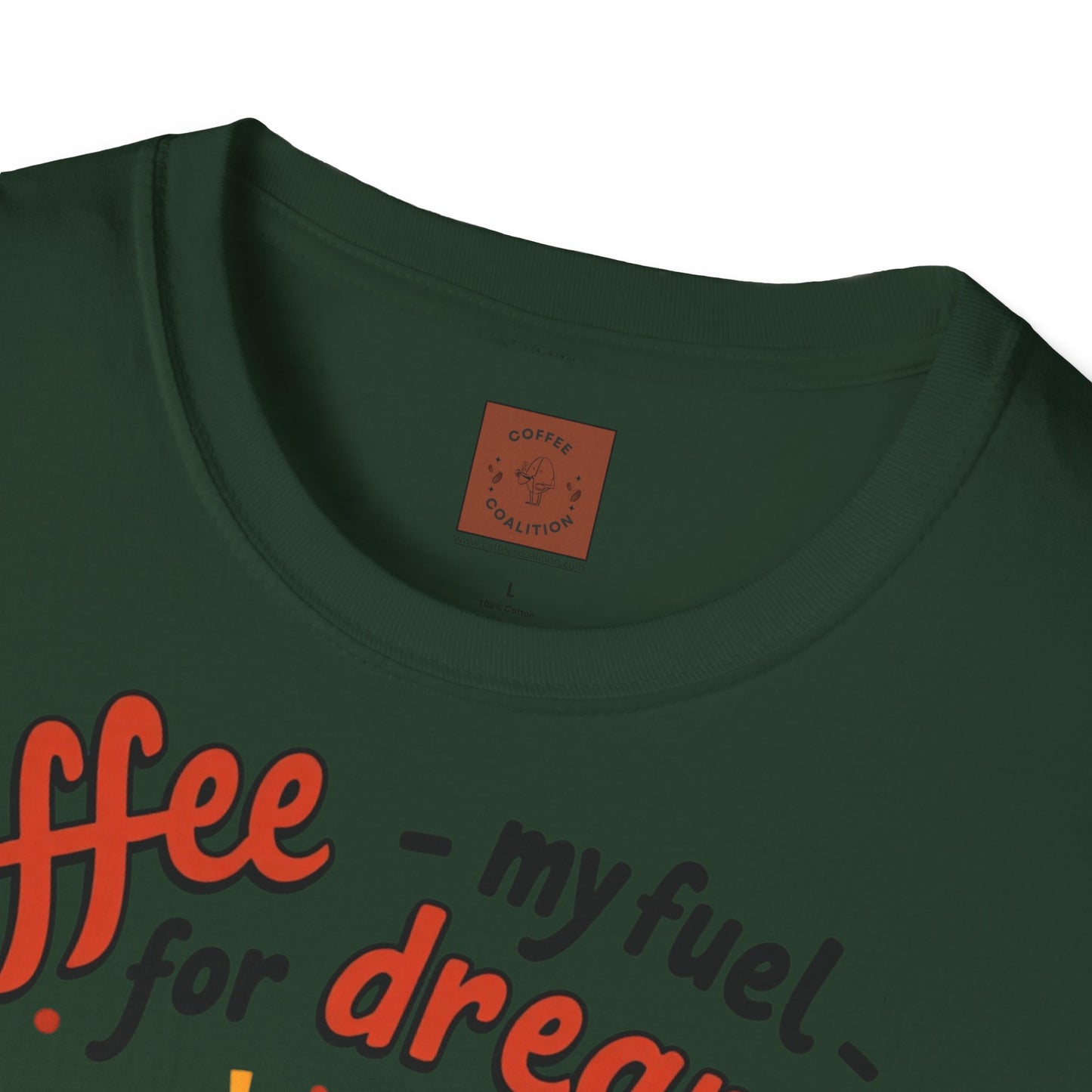 Coffee — My Fuel for Dreams | Caffeinated Ambition Skeleton Tee