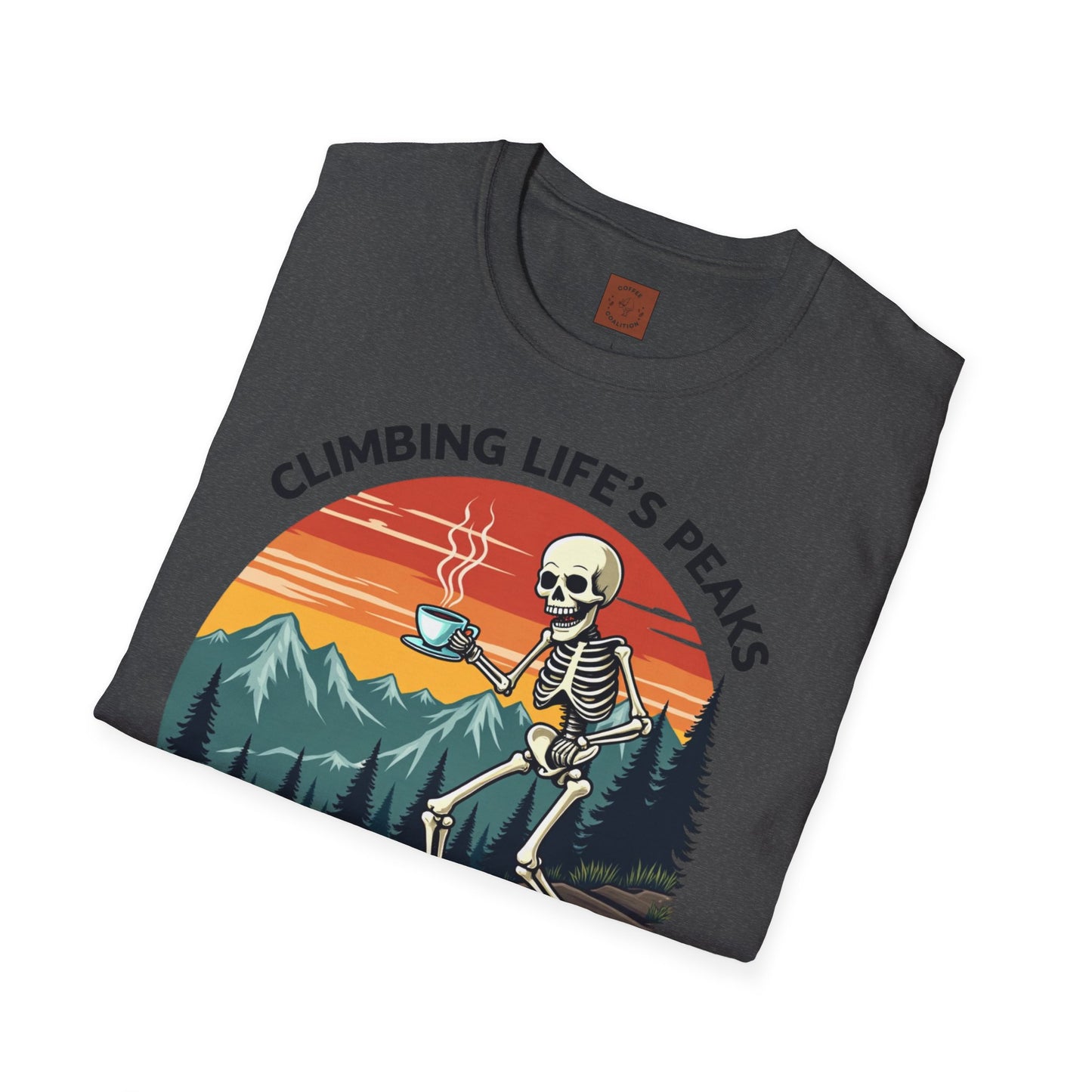 Climbing Life’s Peaks One Sip at a Time | Mountain Brew Skeleton Tee