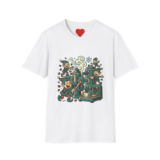 Brewstorm – Unisex Holiday Coffee Chaos T-Shirt