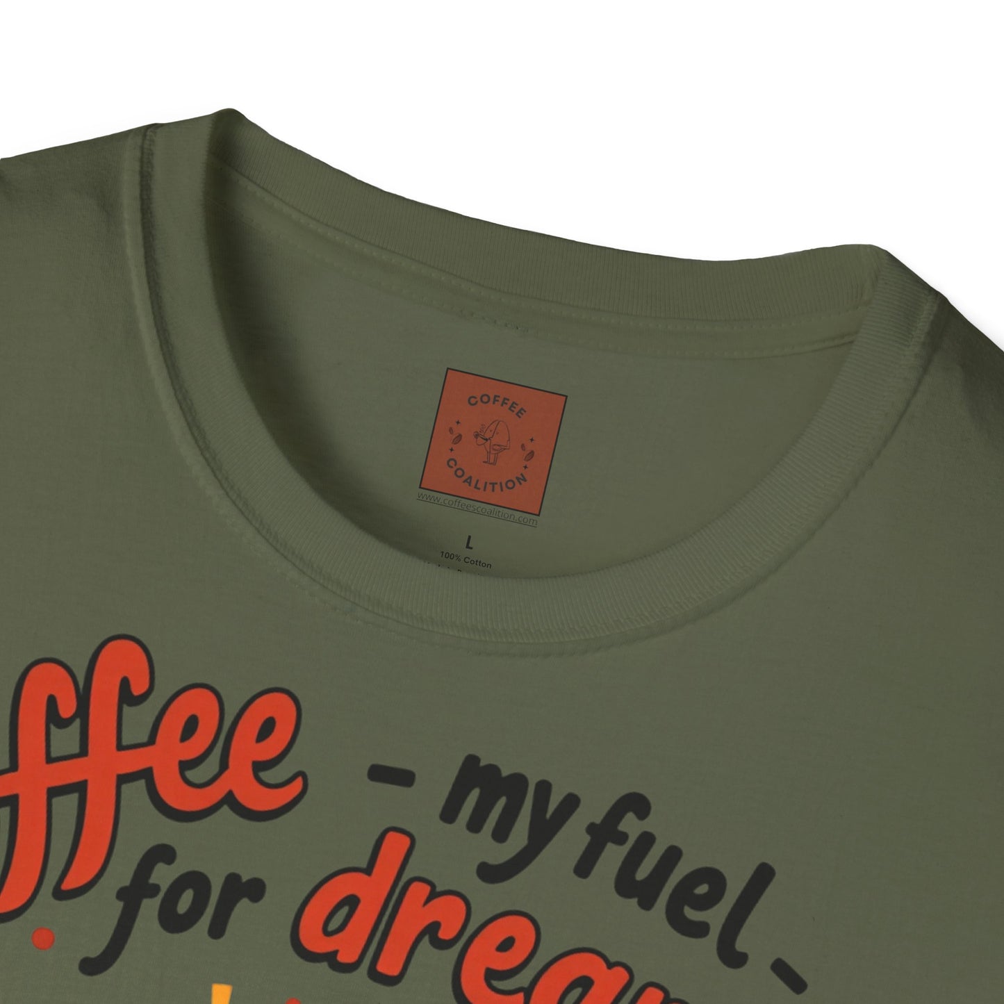 Coffee — My Fuel for Dreams | Caffeinated Ambition Skeleton Tee