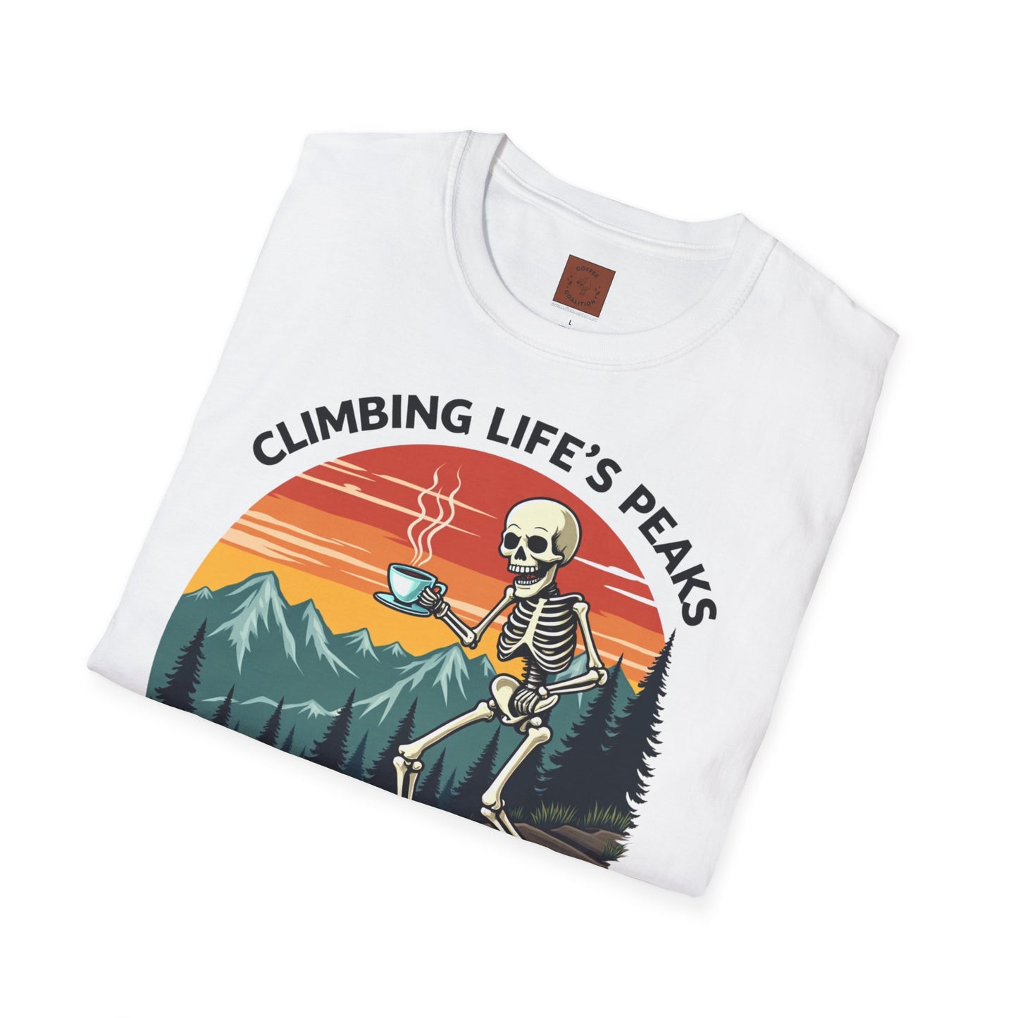 Climbing Life’s Peaks One Sip at a Time | Mountain Brew Skeleton Tee