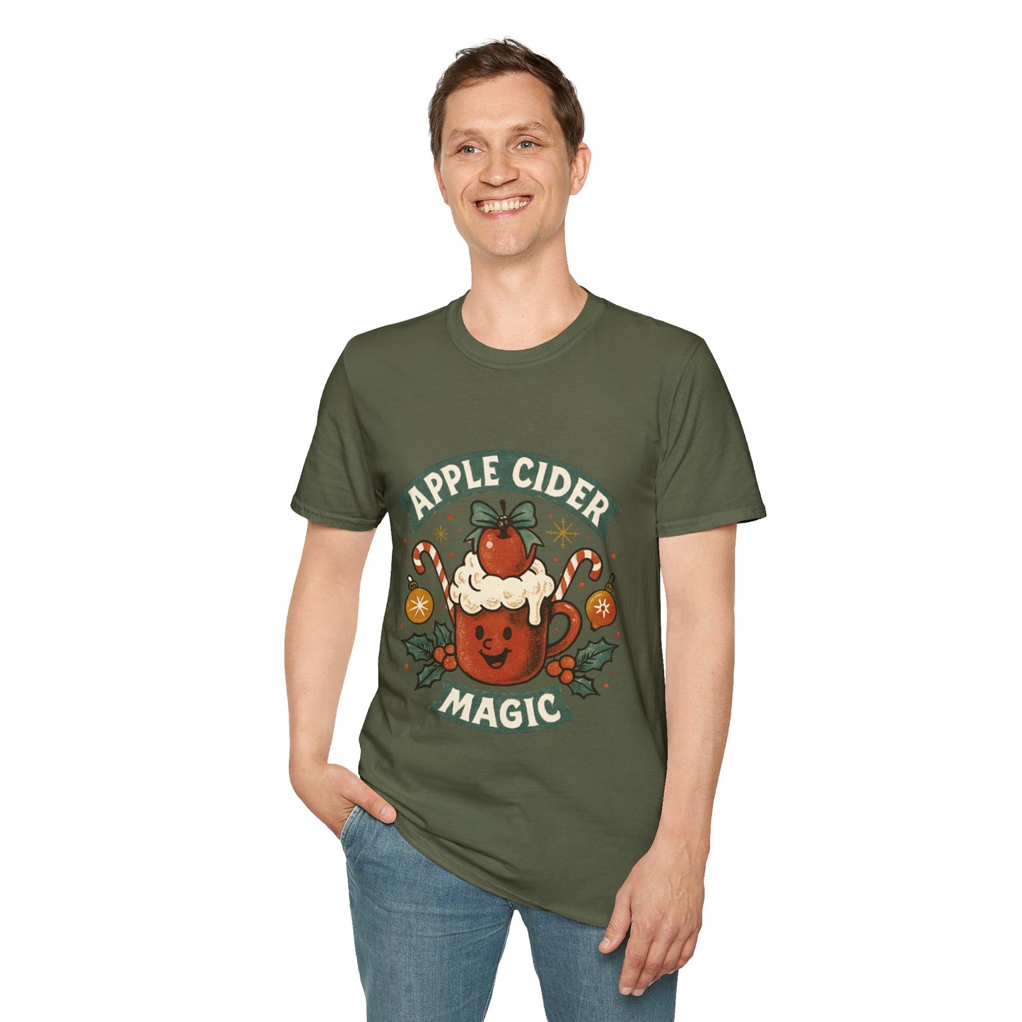 Apple Cider Magic | Festive Christmas Coffee Lover Unisex T-Shirt