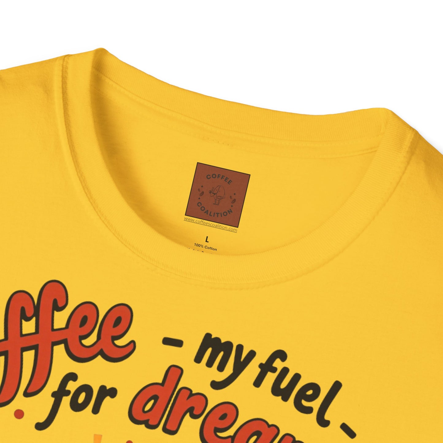 Coffee — My Fuel for Dreams | Caffeinated Ambition Skeleton Tee
