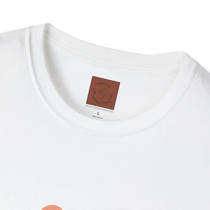 Cozy Cup – Unisex Cute Coffee Lover T-Shirt