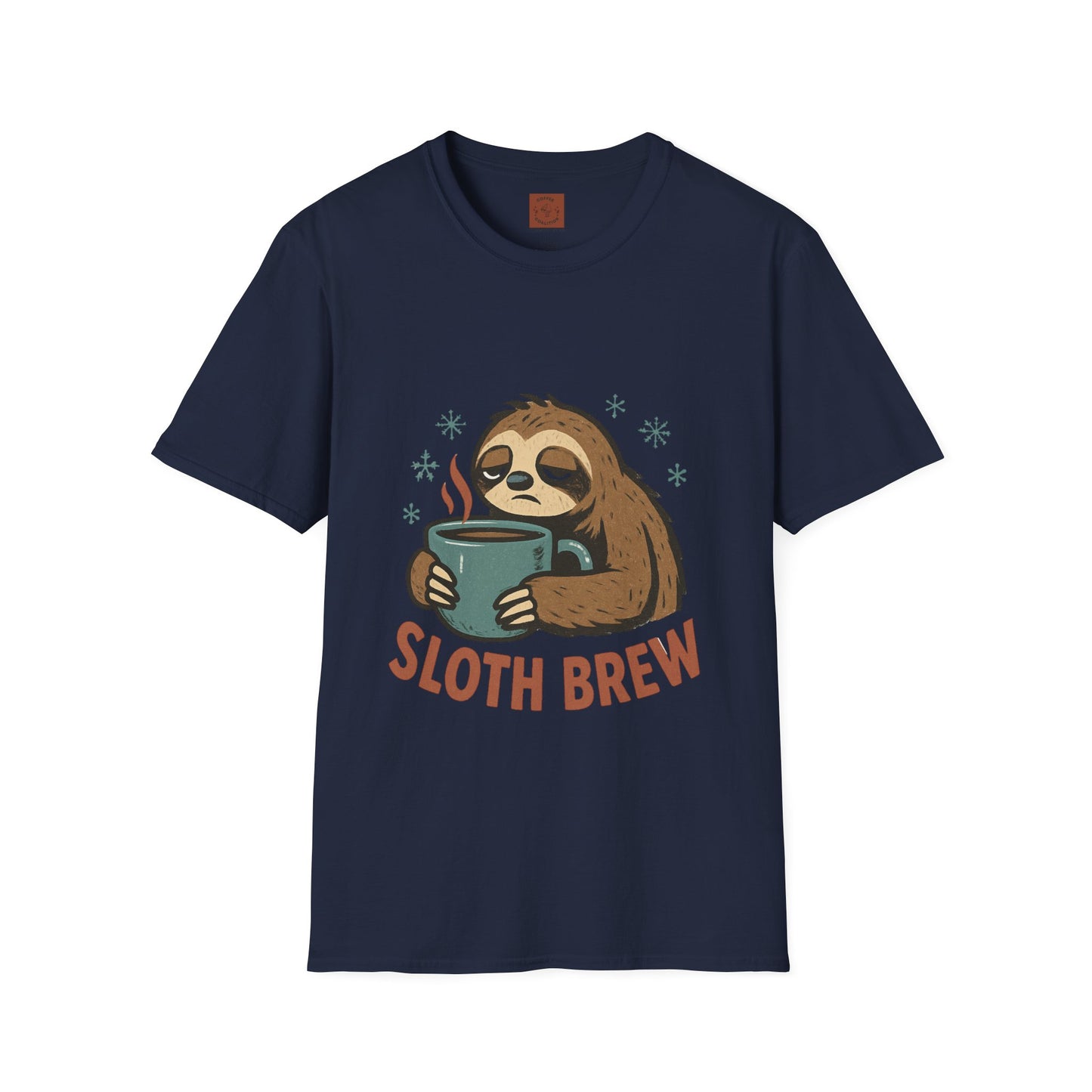 Lazy Sloth Brew | Funny Coffee Lover Christmas Unisex T-Shirt