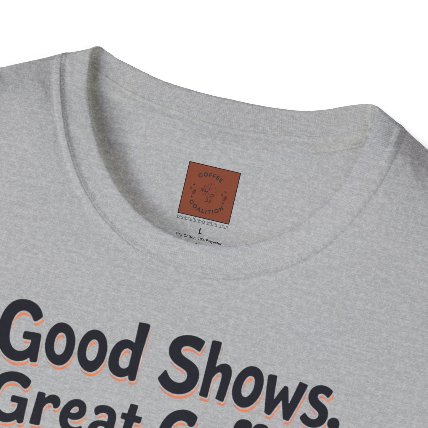 Good Shows, Great Coffee, Best Vibes | Skeleton Chill Crew Tee