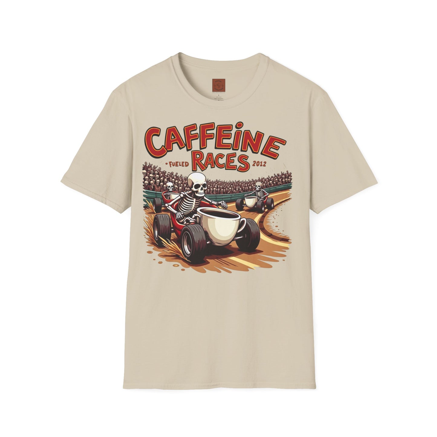 Caffeine Races | Fueled by Coffee & Chaos Tee