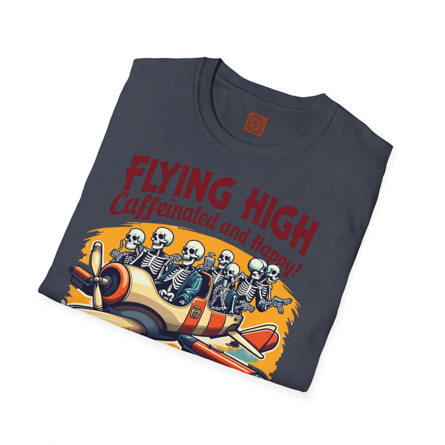 Caffeinated Flight Crew | First-Class Coffee Ride Tee