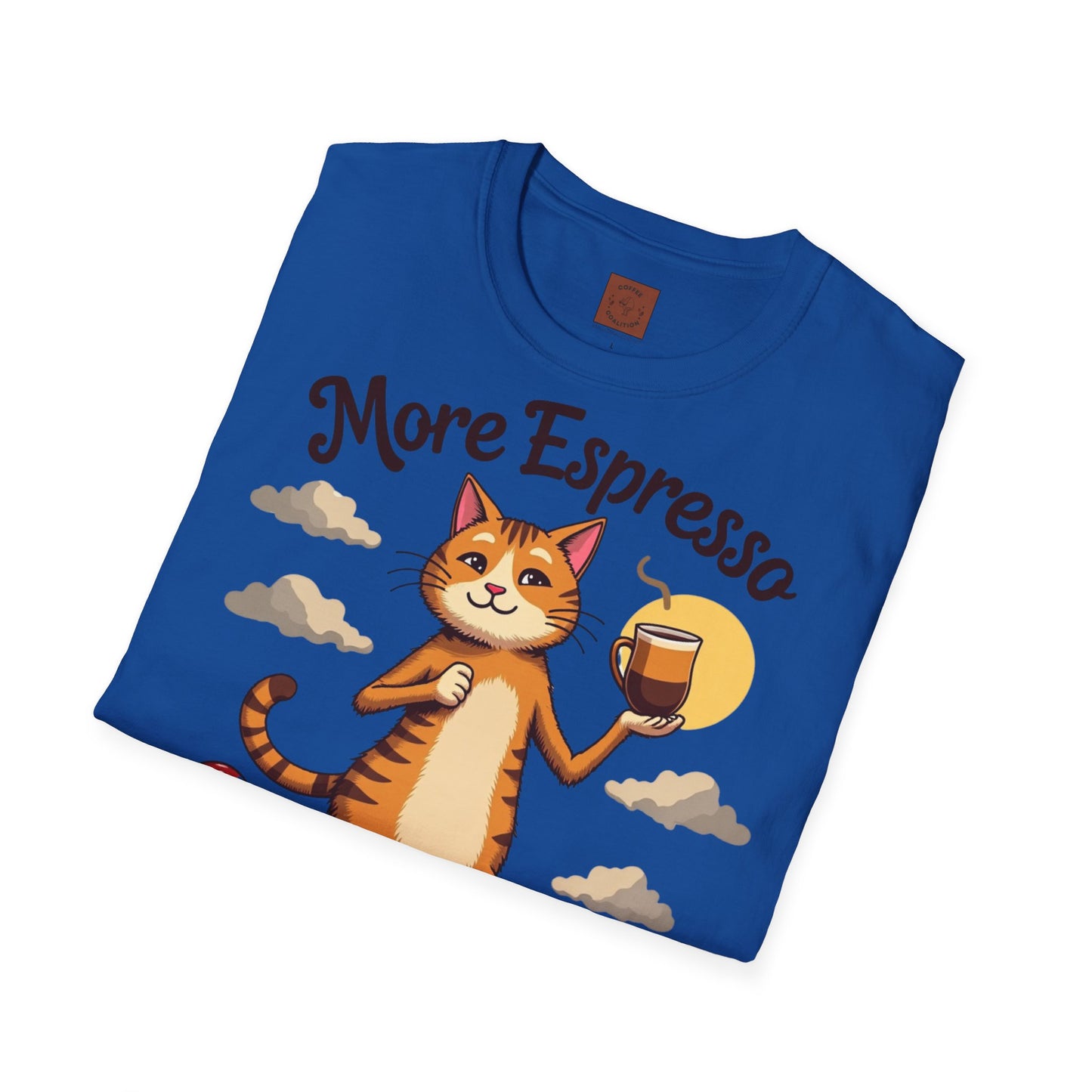More Espresso, Less Depresso | Coffee Cat Vibes Tee