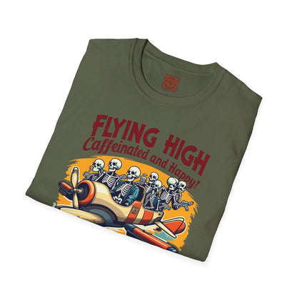 Caffeinated Flight Crew | First-Class Coffee Ride Tee