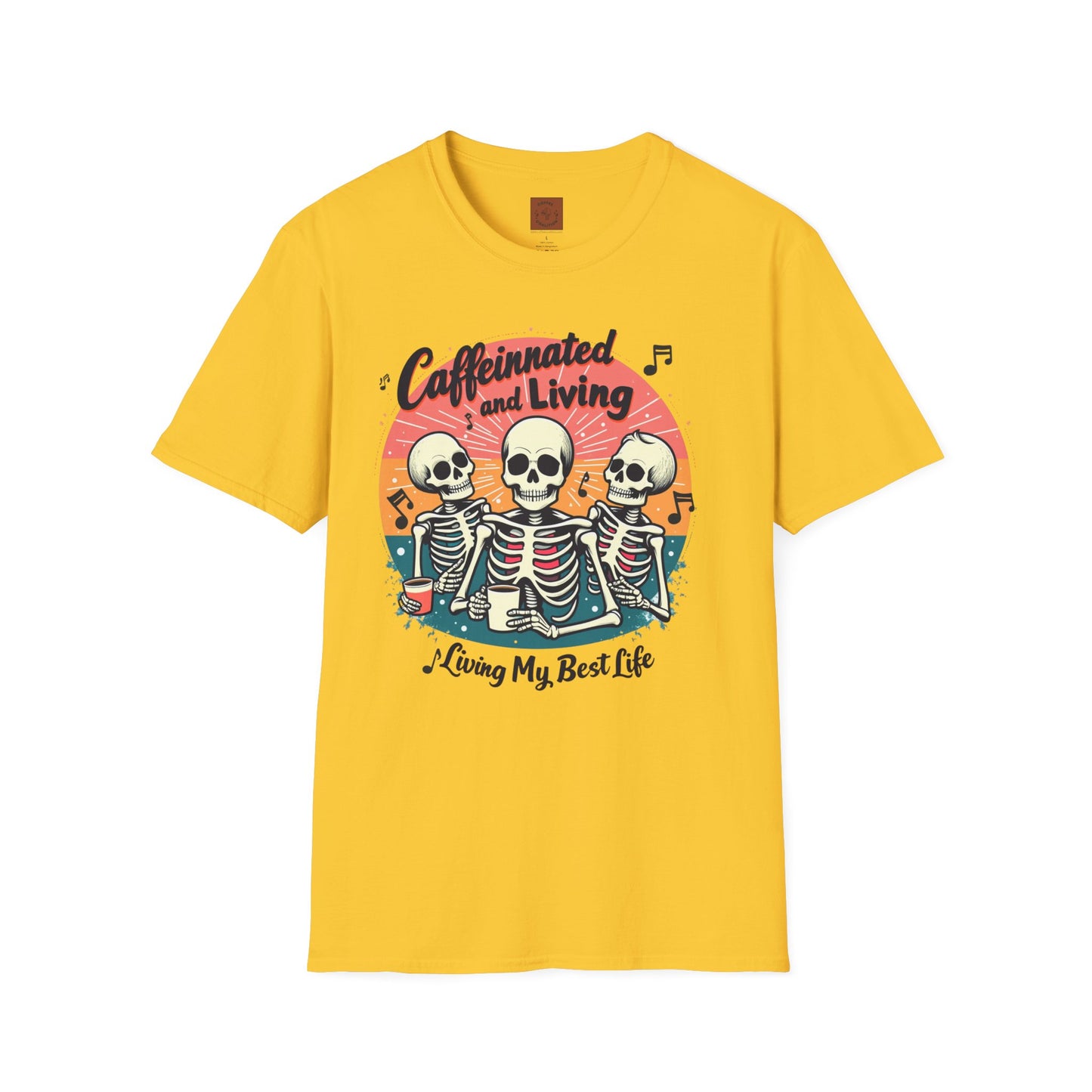 Caffeinated & Living | Best Life Brew Crew Tee