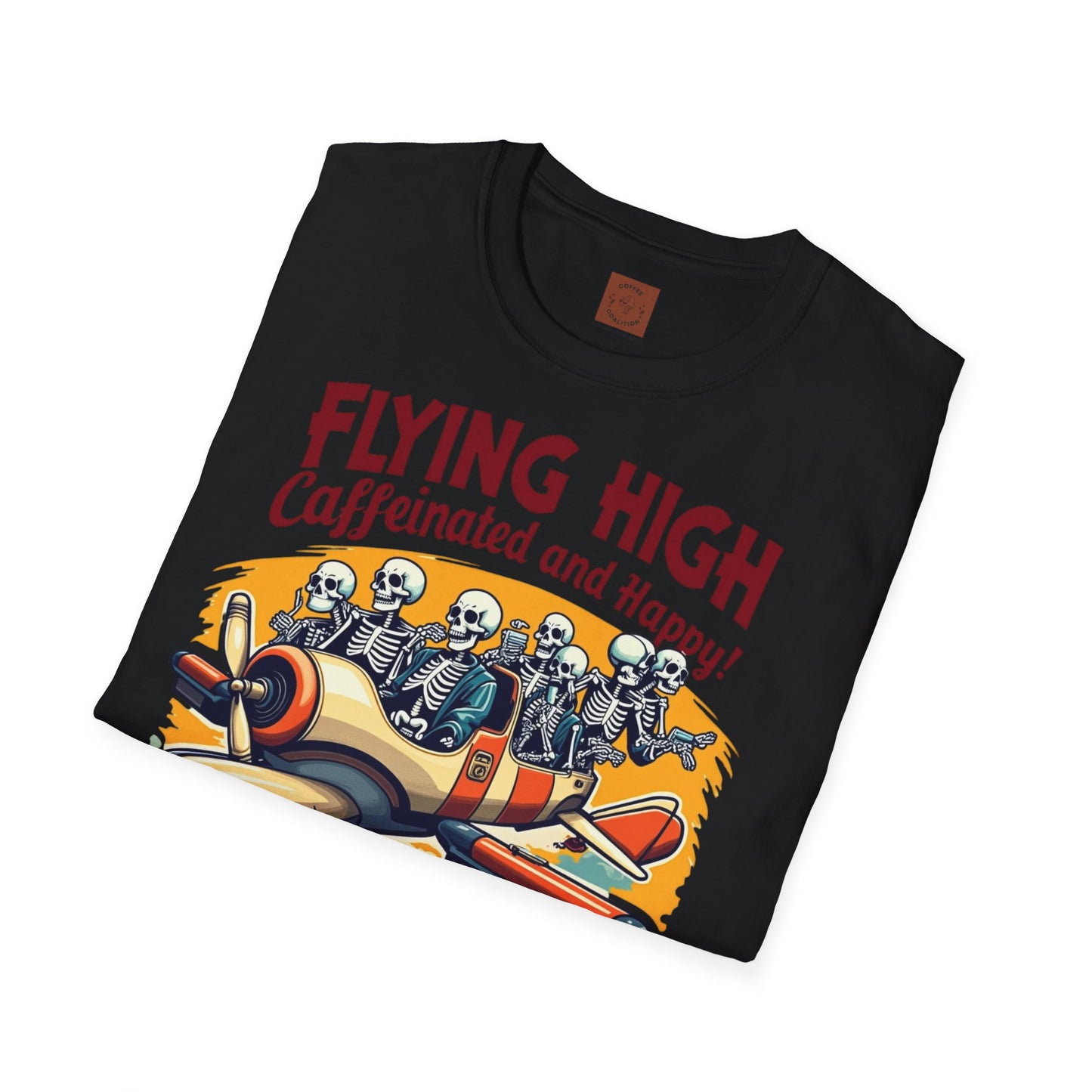 Caffeinated Flight Crew | First-Class Coffee Ride Tee