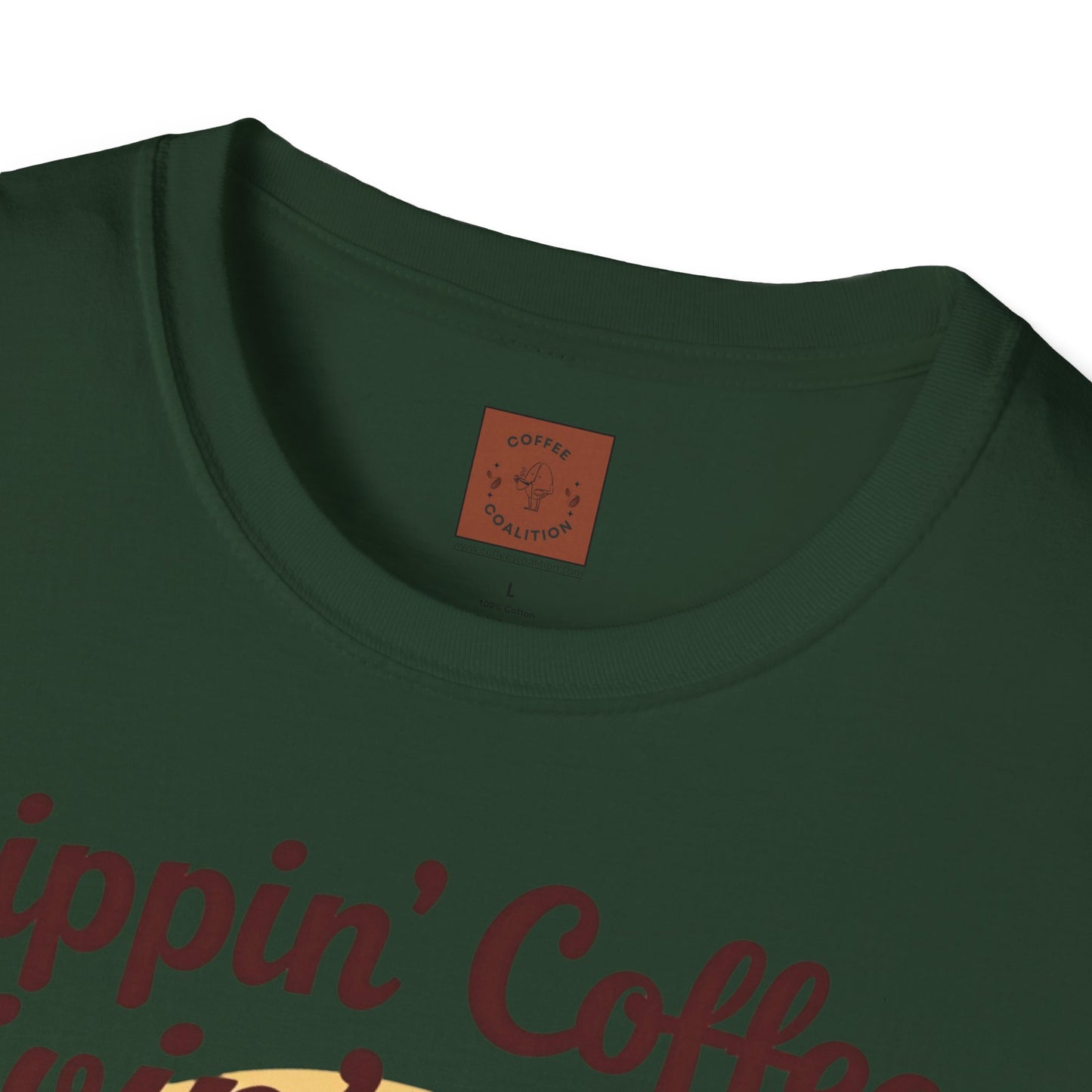 Sippin’ Coffee, Livin’ Easy | Chill Skeleton Coffee Tee