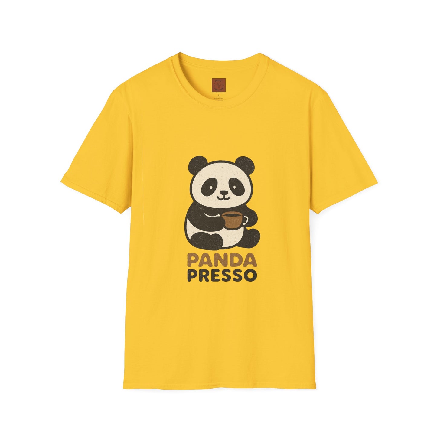 Panda Presso | Cute Coffee Lover Unisex T-Shirt