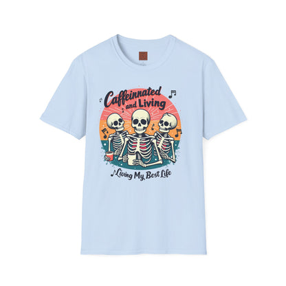 Caffeinated & Living | Best Life Brew Crew Tee