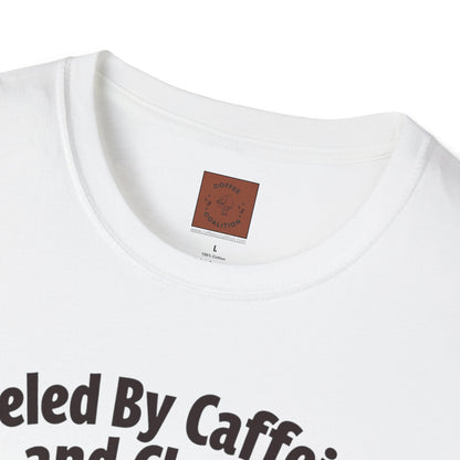 Fueled by Caffeine & Chaos | Skeleton Riders Tee