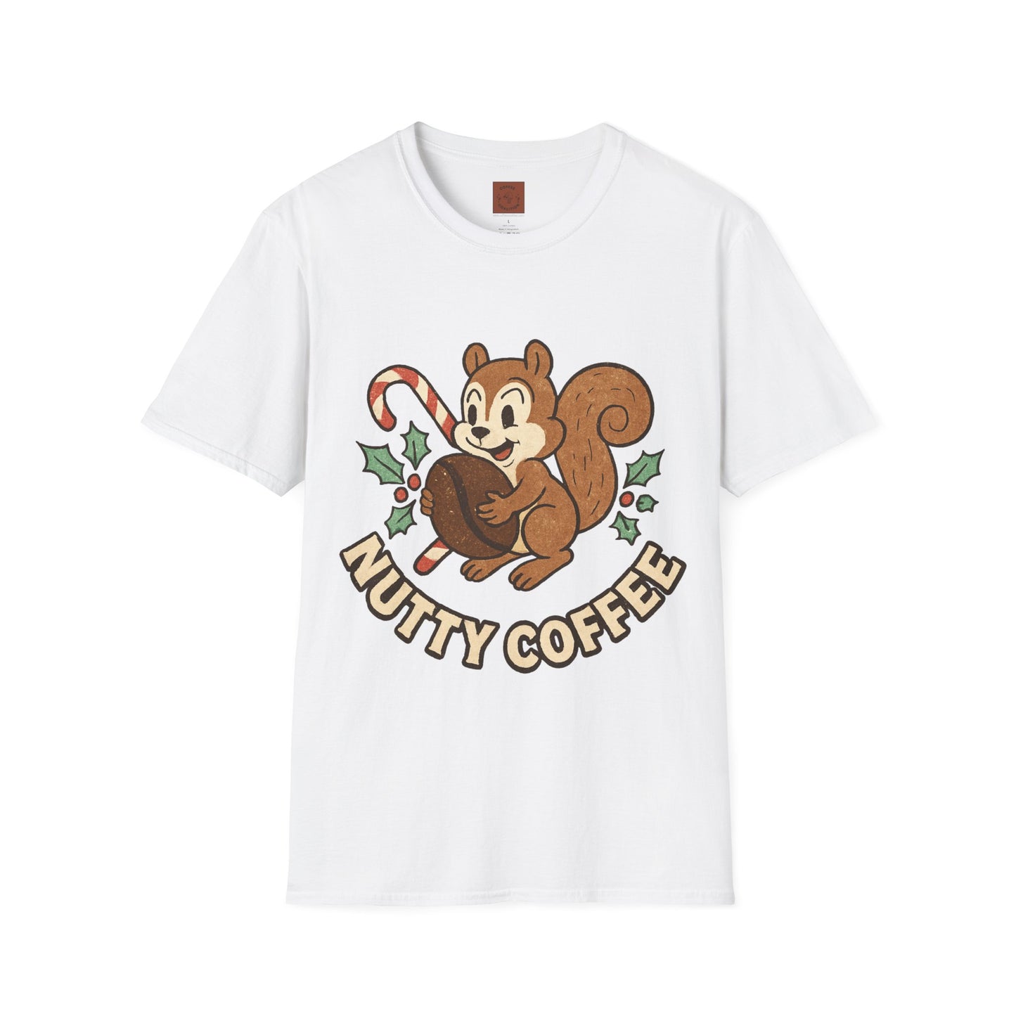 Nutty Coffee | Funny Christmas Squirrel Unisex T-Shirt