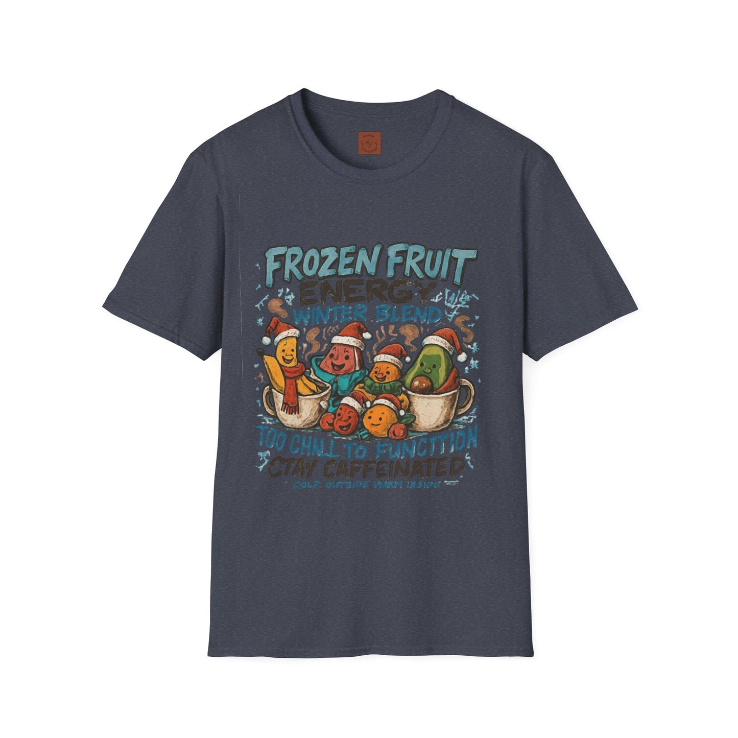 Frozen Fruit Energy | Funny Winter Coffee Lover Unisex T-Shirt