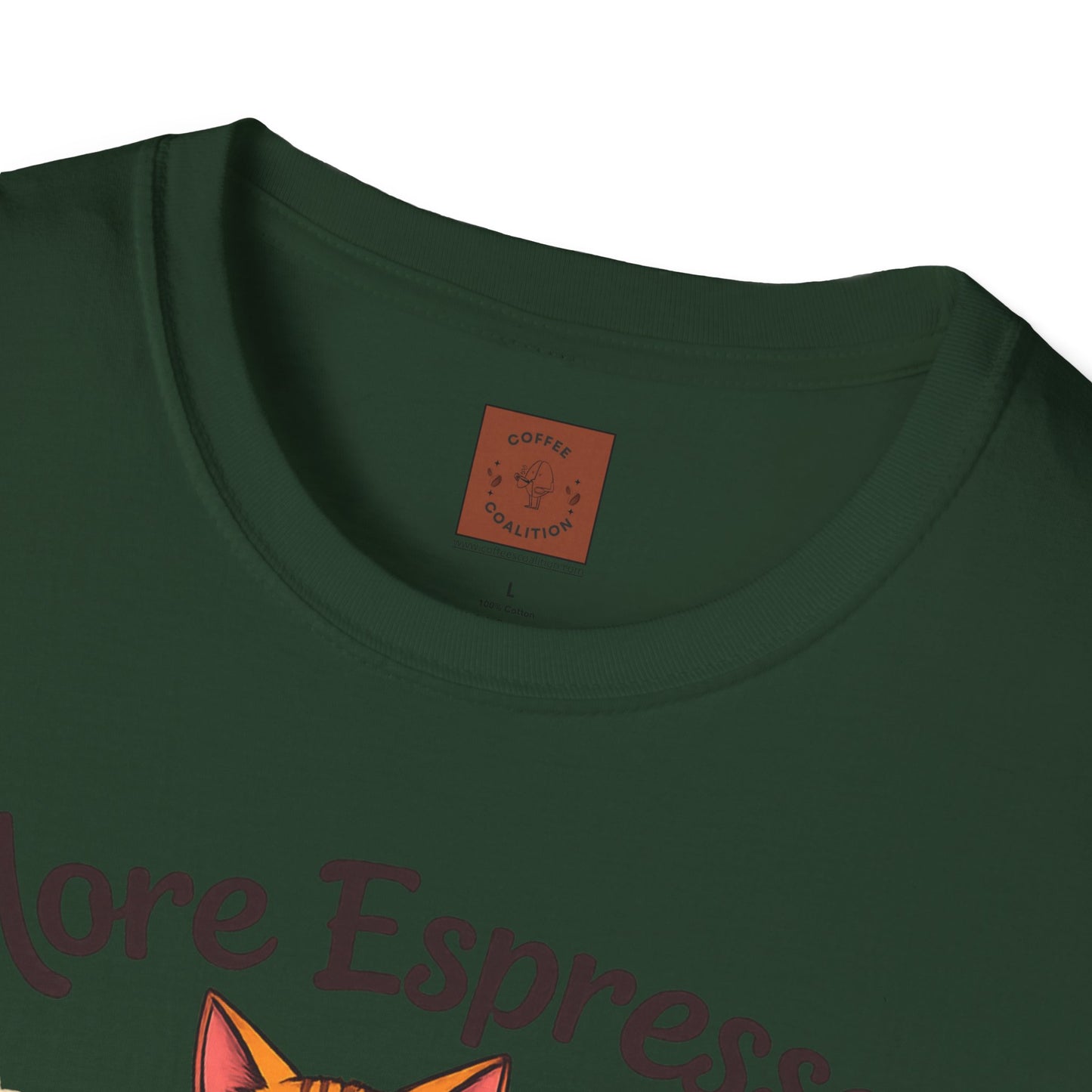 More Espresso, Less Depresso | Coffee Cat Vibes Tee