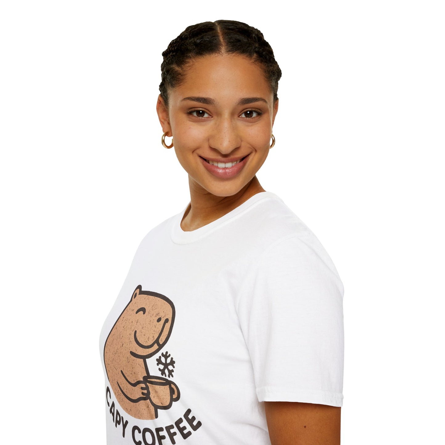 Cute Winter Coffee Lover Unisex T-Shirt
