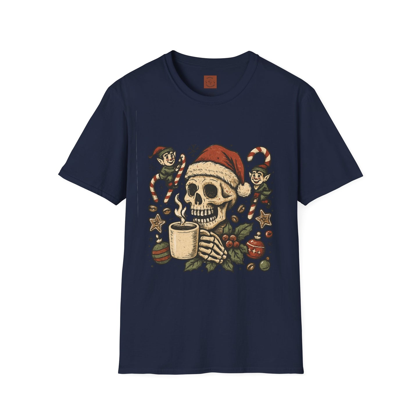 Deadly Good Brew | Funny Gothic Christmas Coffee Unisex T-Shirt
