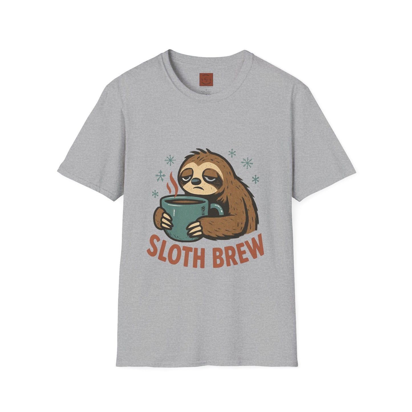 Lazy Sloth Brew | Funny Coffee Lover Christmas Unisex T-Shirt