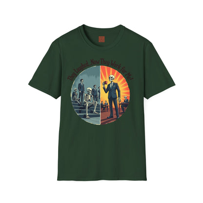 They Laughed, Now They Work for Me | Coffee Boss Skeleton Tee