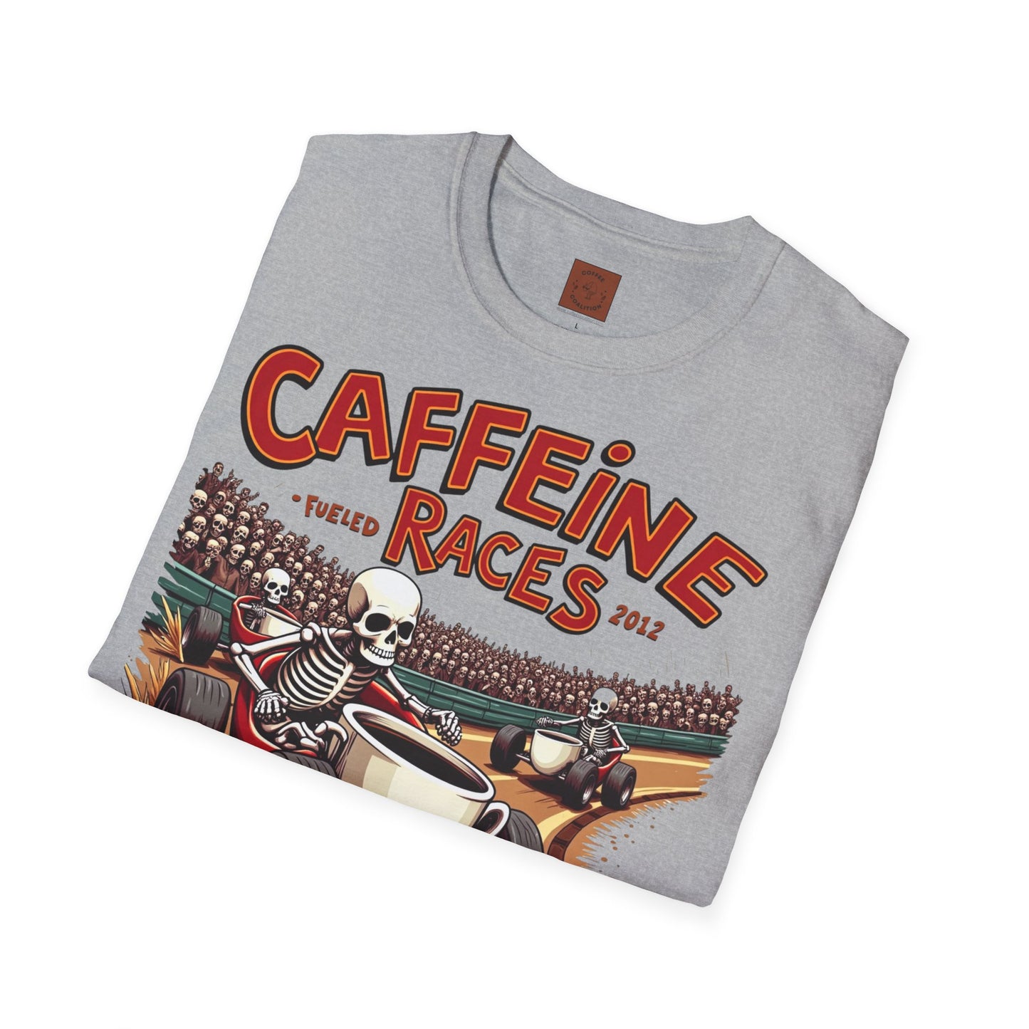Caffeine Races | Fueled by Coffee & Chaos Tee