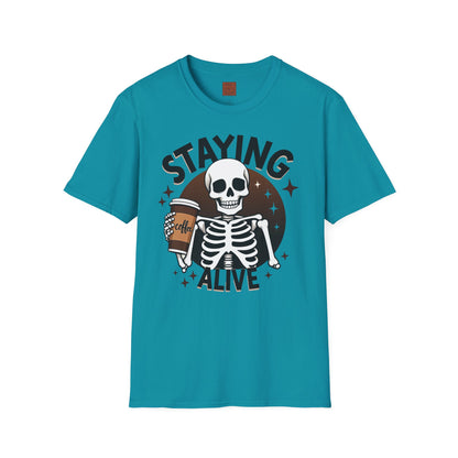 Staying Alive | Coffee Survival Tee