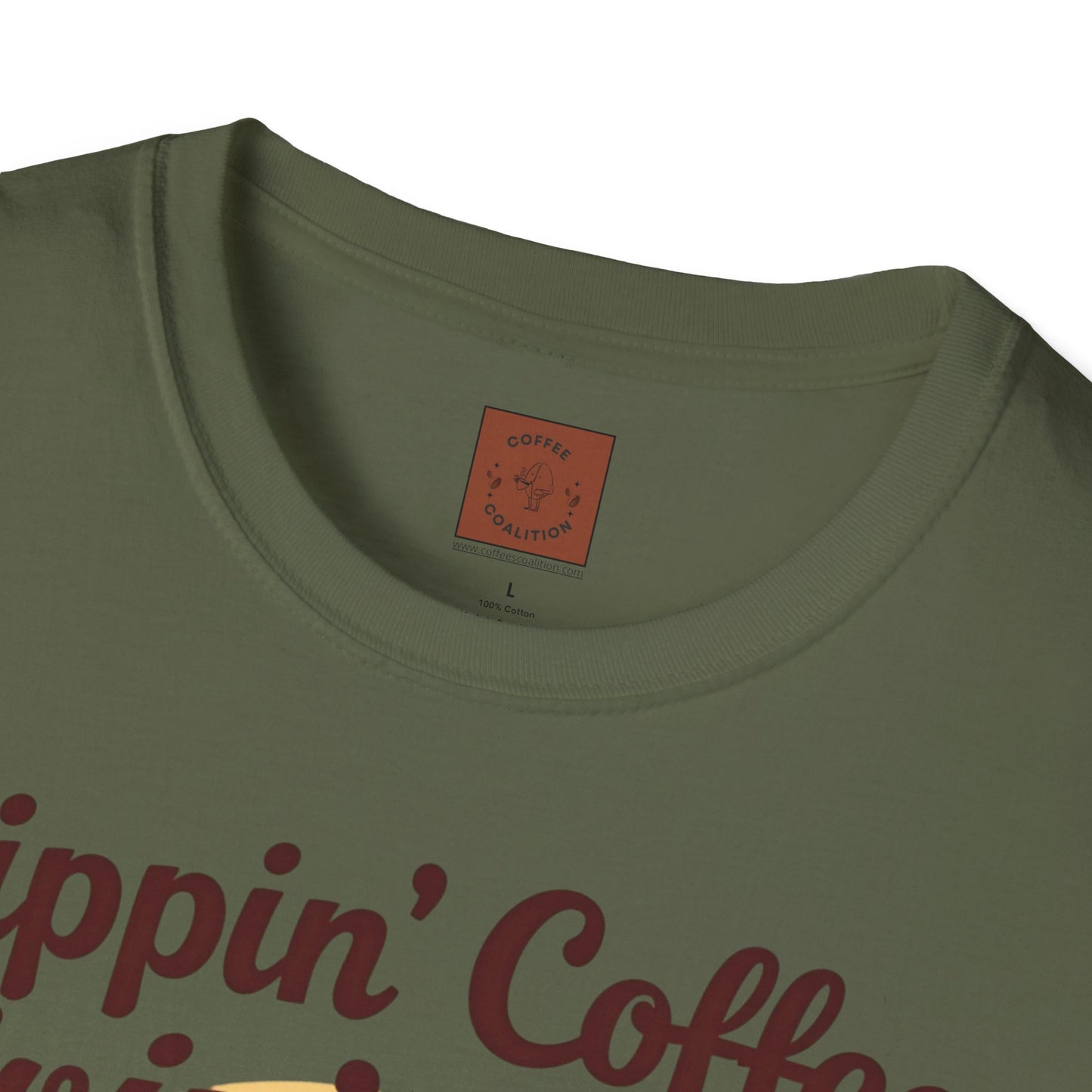 Sippin’ Coffee, Livin’ Easy | Chill Skeleton Coffee Tee