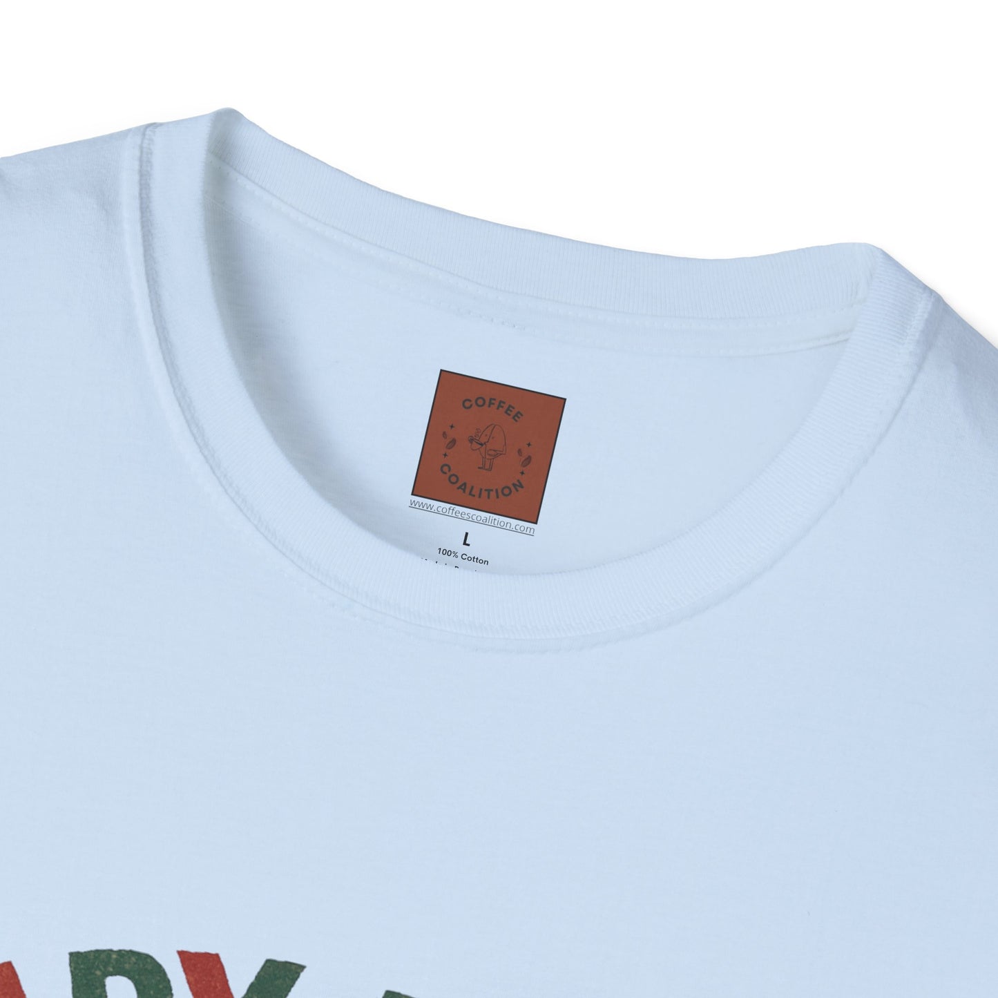 Beary Merry | Cute Christmas Coffee Lover Unisex T-Shirt