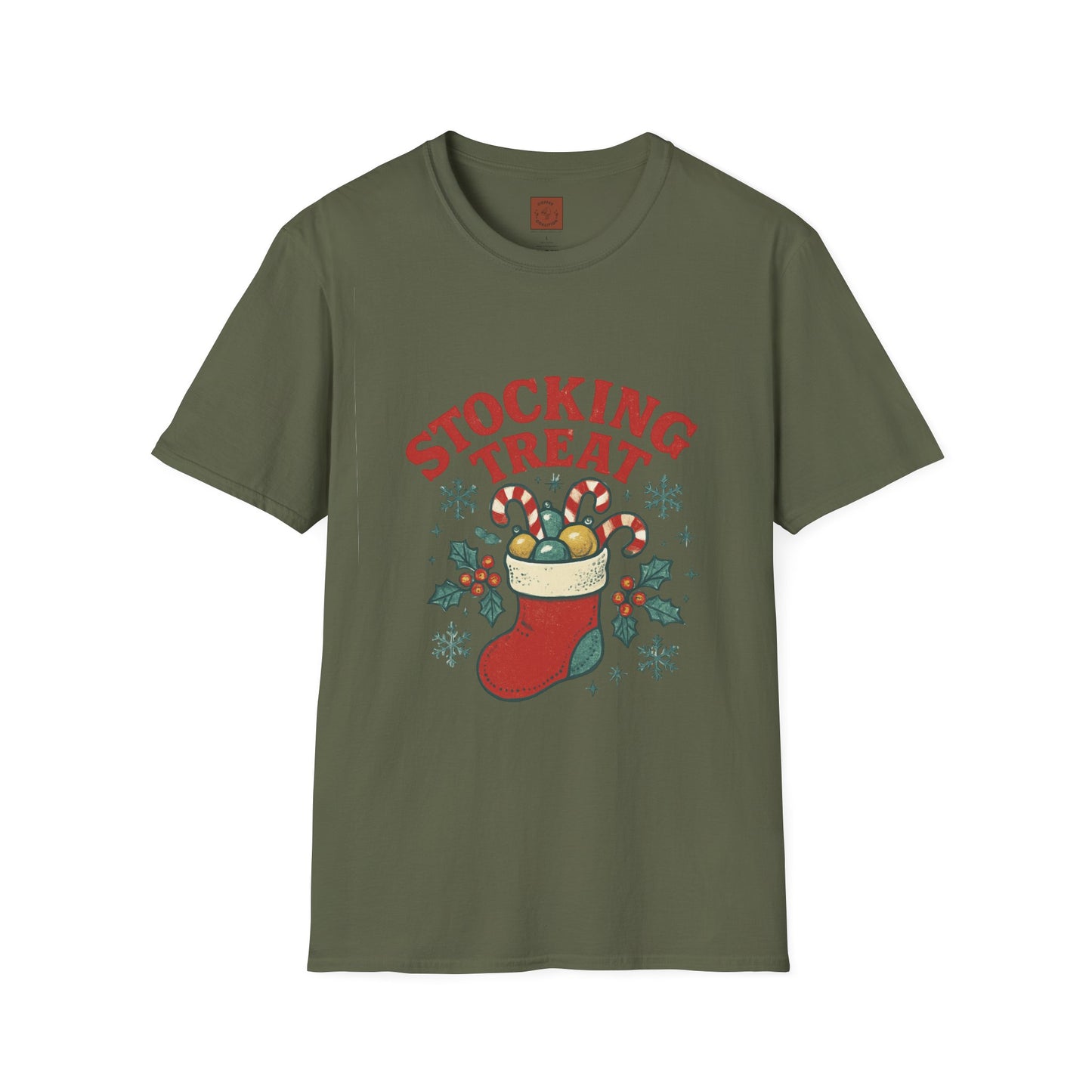 Stocking Treat | Festive Christmas Coffee Lover Unisex T-Shirt